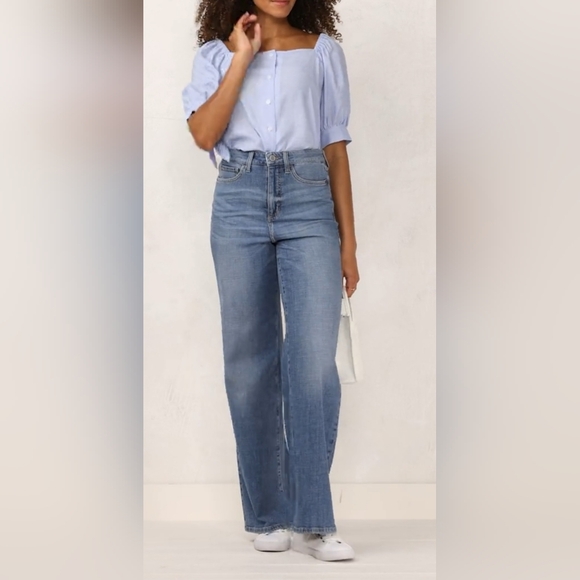 LC Lauren Conrad Denim - Sz 12 LC Lauren Conrad High-Rise Wide-Leg Denim Jeans